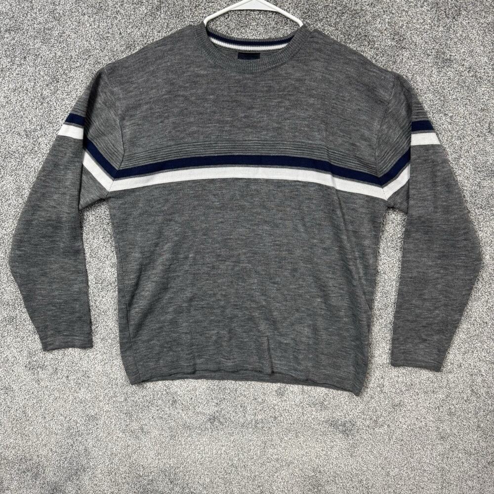 Vintage 90s Xtreme Gear Sweater Large Knit Grandpa Classic Cozy Academia Skater